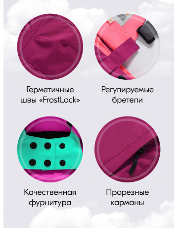 Горнолыжный костюм для девочек зимний.