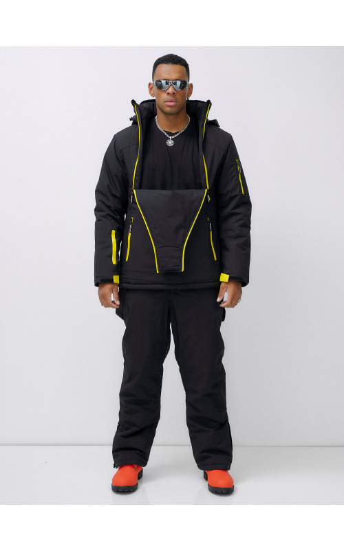 Мужской горнолыжный костюм: куртка-анорак и полукомбинезон