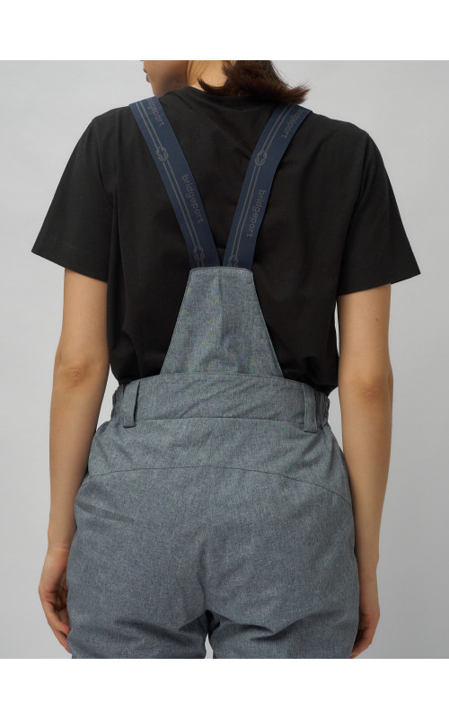 Женский горнолыжный комплект: куртка с цветочным принтом и брюки со съёмными бретелями