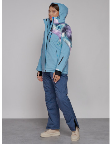 Женская горнолыжная куртка большого размера для зимних приключений.