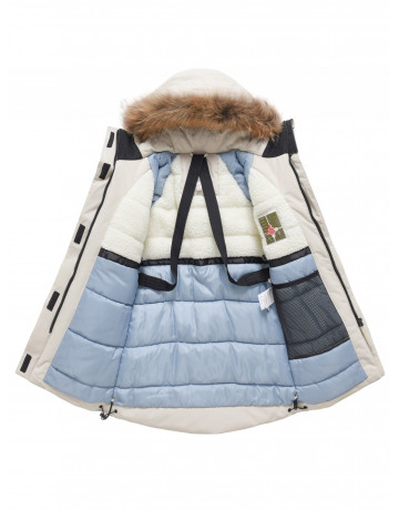 Зимняя парка для девочки-подростка, тёплая и стильная