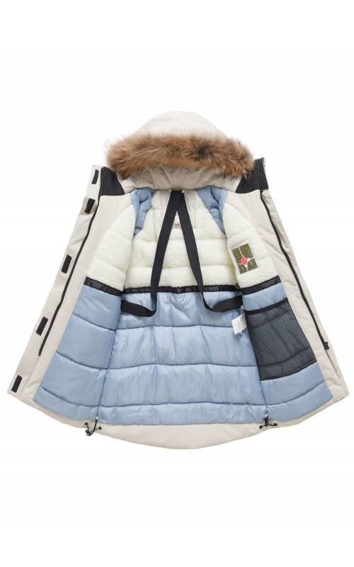 Зимняя парка для девочки-подростка, тёплая и стильная