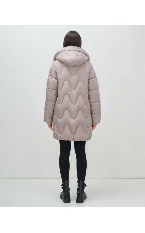 Зимний пуховик для женщин «Модный», утеплённый до -20°C