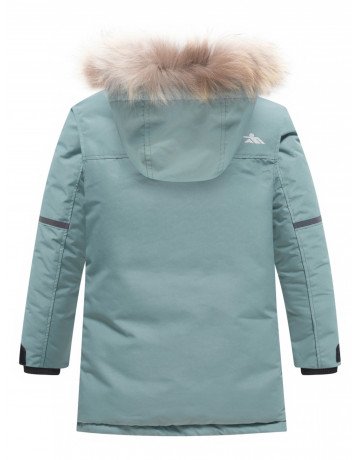 Парка для мальчика зимняя с внутренними лямками.