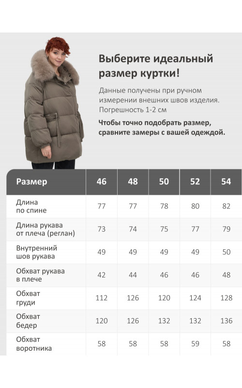 Пуховик с мехом песца, элегантный и стильный, для женщин.