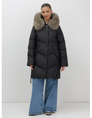 Длинный пуховик премиум-класса, удлинённый до колена