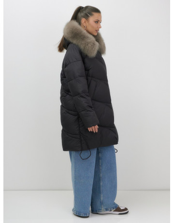 Длинный пуховик премиум-класса, удлинённый до колена