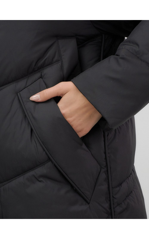 Длинный пуховик премиум-класса, удлинённый до колена