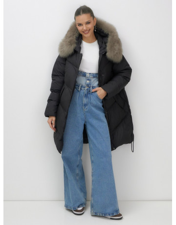 Длинный пуховик премиум-класса, удлинённый до колена