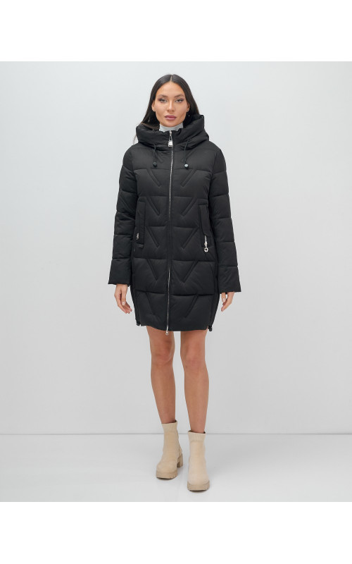 Женская зимняя куртка с капюшоном для холодной погоды.