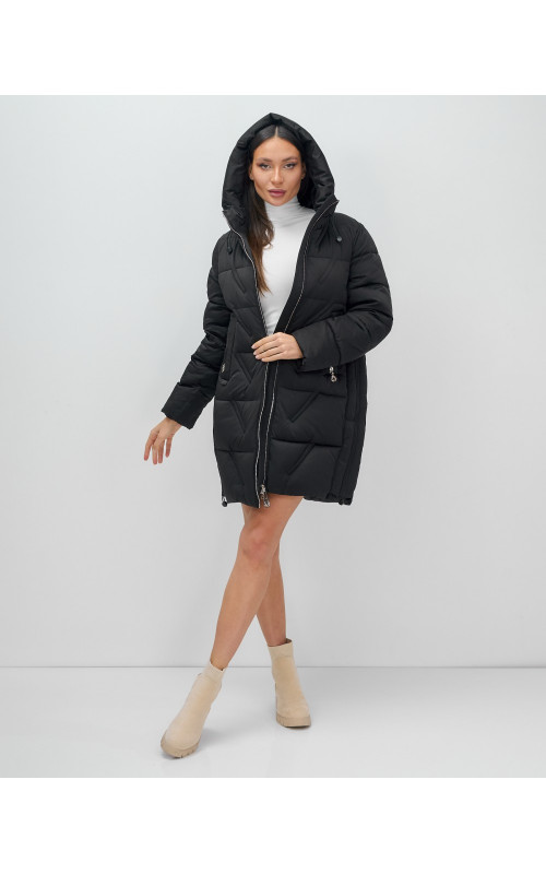 Женская зимняя куртка с капюшоном для холодной погоды.