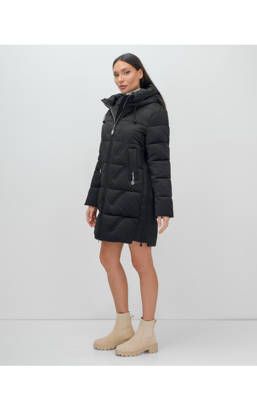 Женская зимняя куртка с капюшоном для холодной погоды.