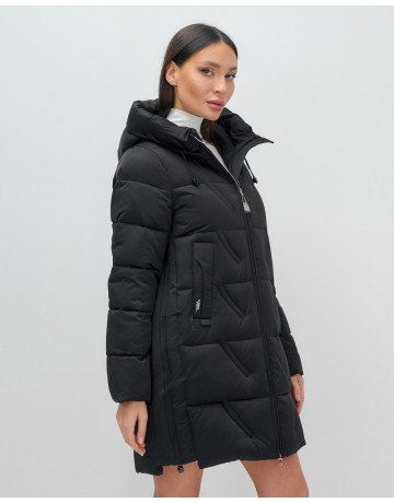 Женская зимняя куртка с капюшоном для холодной погоды.