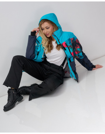 Куртка с полукомбинезоном для осени и зимы, размерный ряд от 40 до 50.