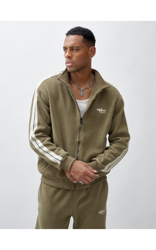 Мужской спортивный утеплённый костюм с начёсом для активного отдыха.