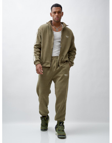 Мужской спортивный утеплённый костюм с начёсом для активного отдыха.