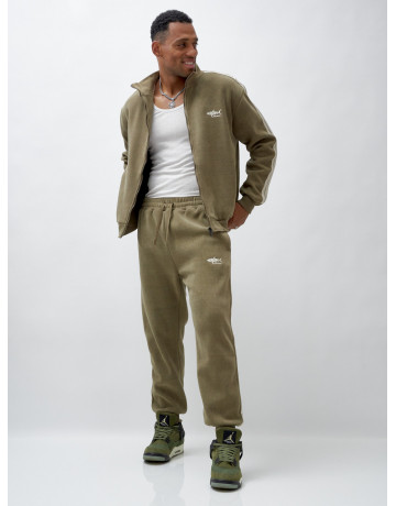 Мужской спортивный утеплённый костюм с начёсом для активного отдыха.