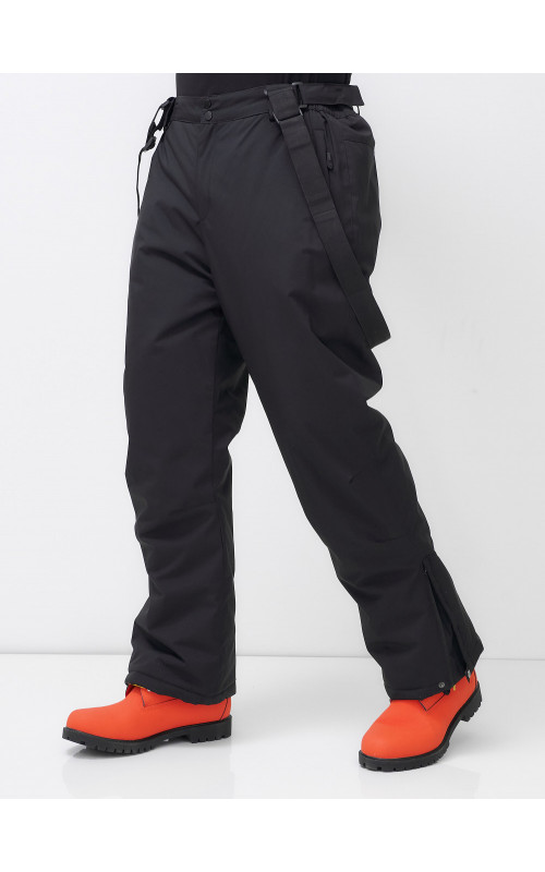 Мужской горнолыжный костюм: куртка и полукомбинезон для зимних активностей.