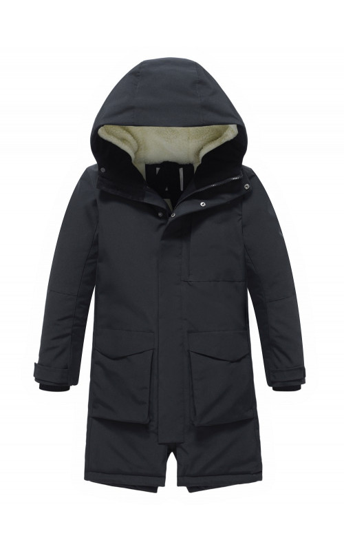 Зимняя парка для мальчика-подростка тёплая и практичная.