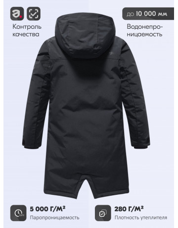 Зимняя парка для мальчика-подростка тёплая и практичная.