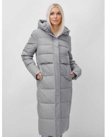 Длинный зимний пуховик для молодёжи
