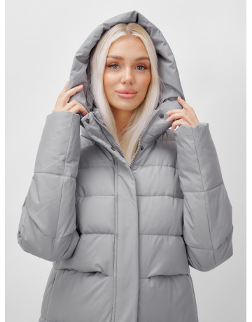 Длинный зимний пуховик для молодёжи