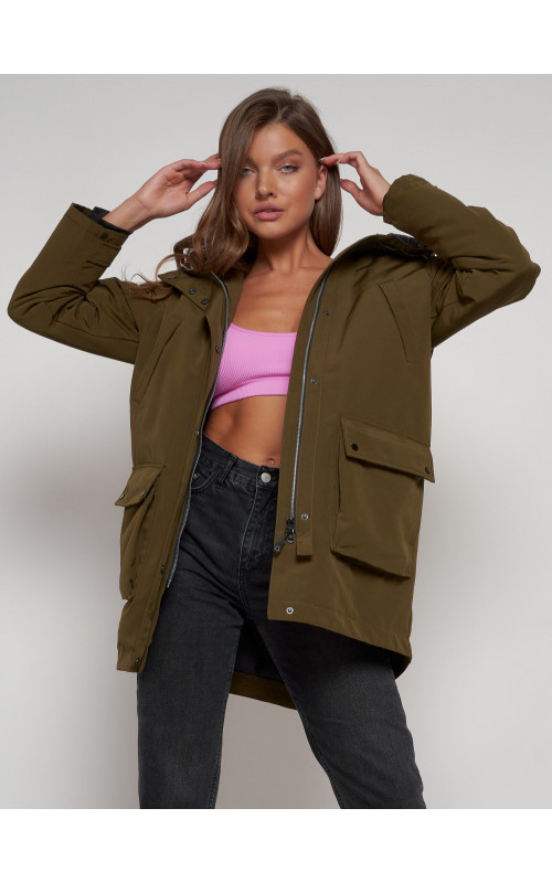 Женская зимняя парка для активного отдыха.