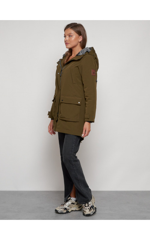 Женская зимняя парка для активного отдыха.