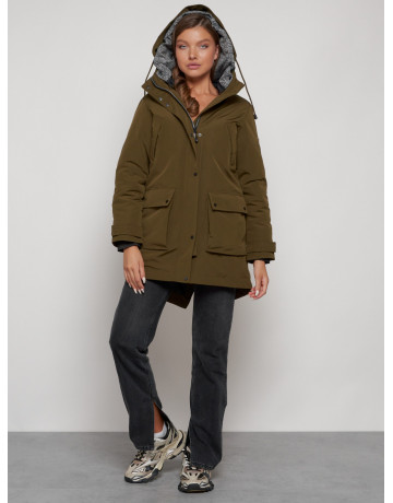 Женская зимняя парка для активного отдыха.