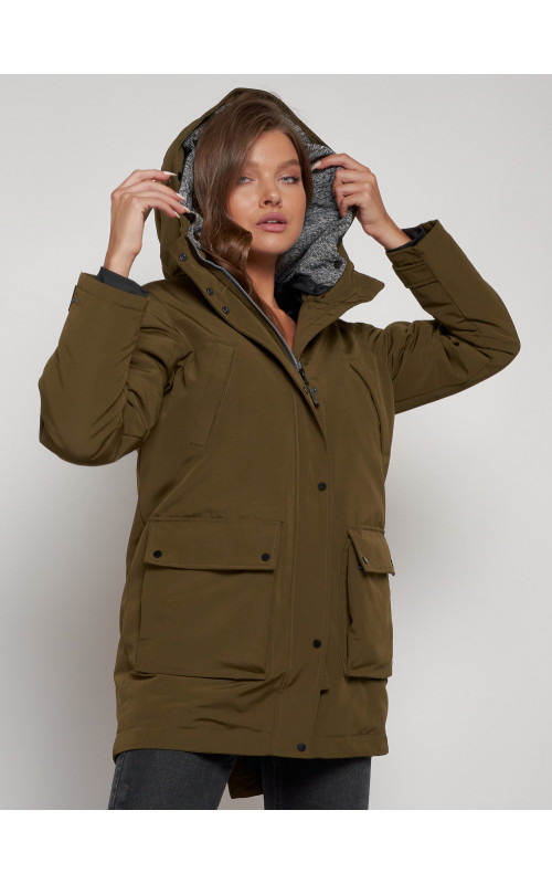 Женская зимняя парка для активного отдыха.