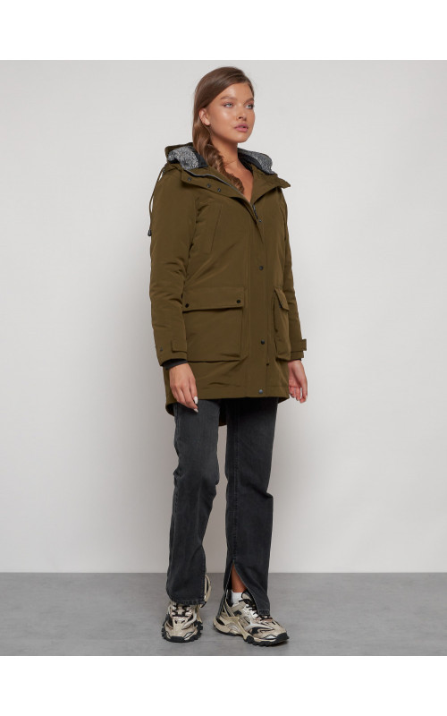 Женская зимняя парка для активного отдыха.