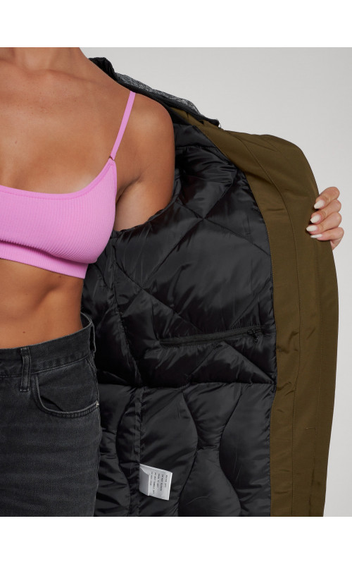 Женская зимняя парка для активного отдыха.