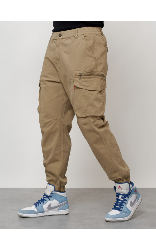 Мужские брюки карго зауженного кроя.
