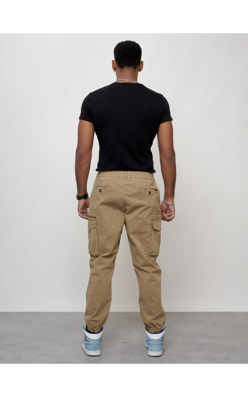 Мужские брюки карго зауженного кроя.