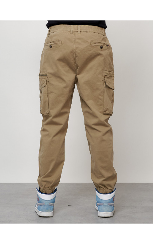 Мужские брюки карго зауженного кроя.