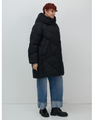 Длинный женский пуховик для зимы