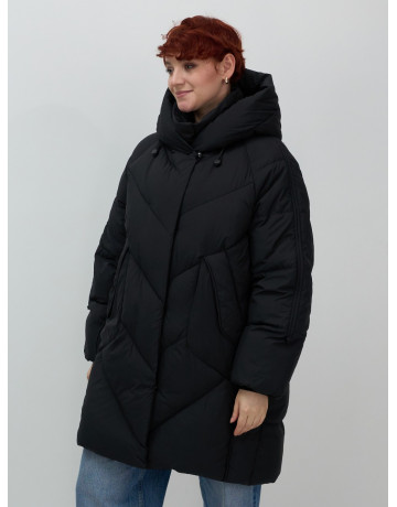 Длинный женский пуховик для зимы