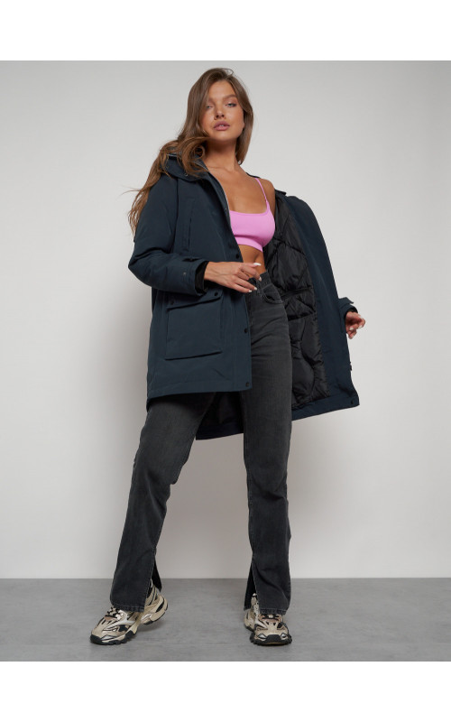 Женская зимняя парка для активного отдыха.