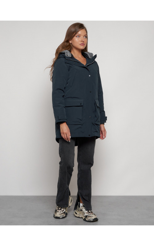 Женская зимняя парка для активного отдыха.