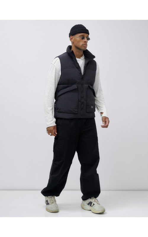 Стеганый зимний жилет для мужчин: защита от холода и стиль.