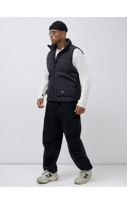 Стеганый зимний жилет для мужчин: защита от холода и стиль.