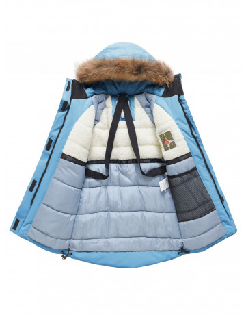 Зимняя парка для девочки-подростка, утеплённая и непромокаемая