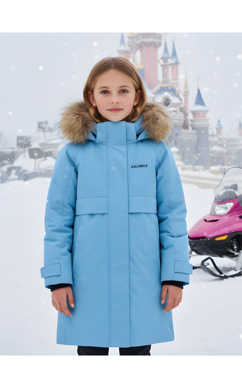 Зимняя парка для девочки-подростка, утеплённая и непромокаемая