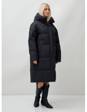Длинный зимний пуховик для женщин