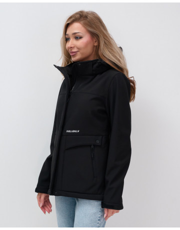 Женская ветровка с капюшоном для активного отдыха