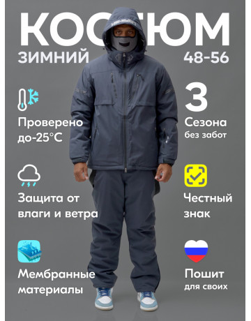 Мужской горнолыжный костюм для зимы: комфорт и защита на склоне