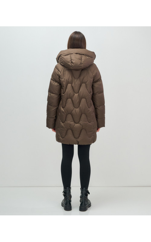 Женский зимний пуховик «Модный», для холодной погоды