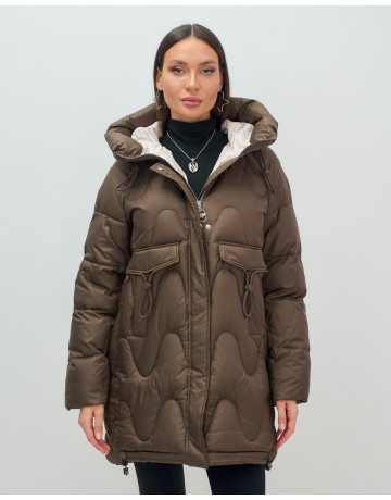 Женский зимний пуховик «Модный», для холодной погоды