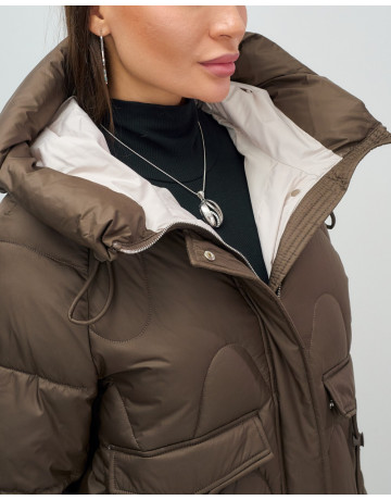 Женский зимний пуховик «Модный», для холодной погоды