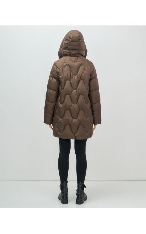 Женский зимний пуховик «Модный», для холодной погоды